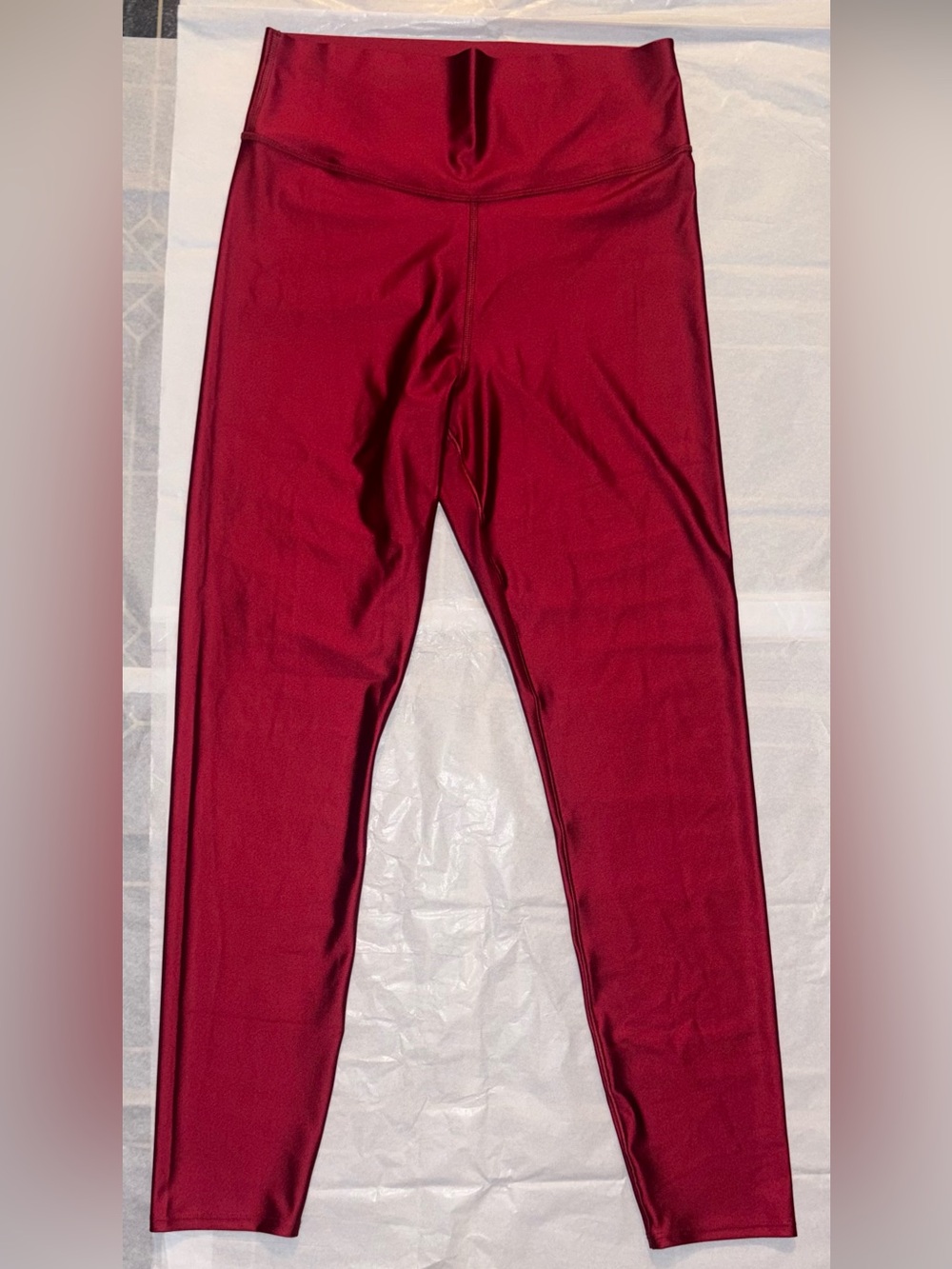 Victoria's Secret Deep Red High-Waist Leggings